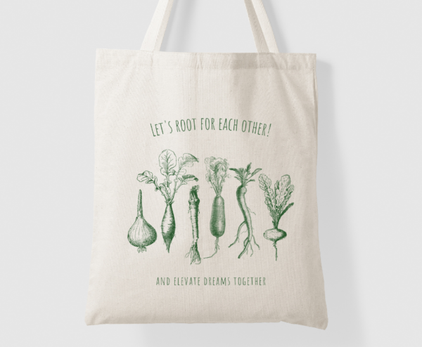 Root For Each Other Tote Bag