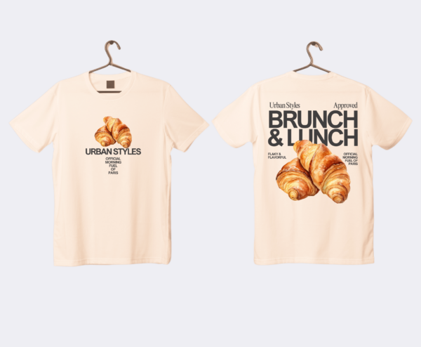 Croissant Graphic T-shirt